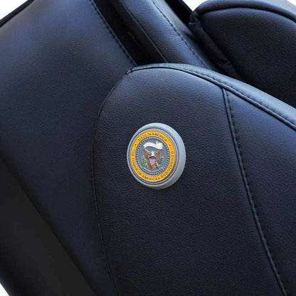 Luraco iRobotics 9 Max Plus Special Edition Massage Chair, Made in USA, with Dual 3D Rollers, Split L-Track, 100 Air Cells, Powered Armrests, and Full Leather
