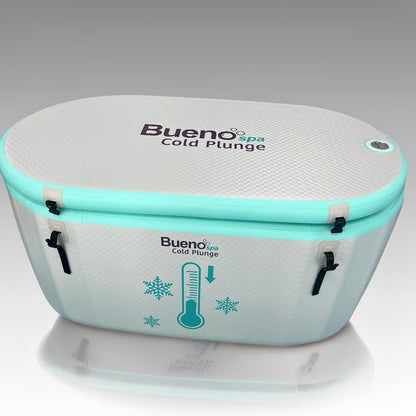 Buenospa Alaska Home Inflatable Cold Plunge Tub with Chiller/Heater – 1 Person, 66 Gallon (WM00853)