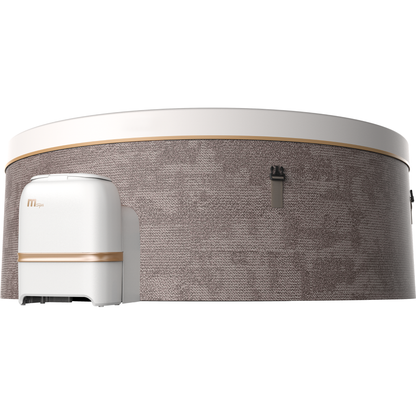 MSpa Cocoon-ECO Verto Series Rigid Foam Hot Tub – 6 Person, 224 Gallon, 138 Air Jets, UVC and App Control (F-CO063WE)