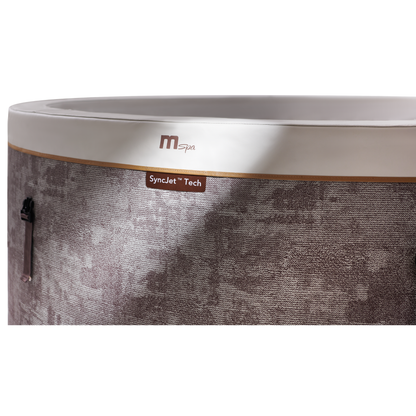 MSpa Cocoon-ECO Verto Series Rigid Foam Hot Tub – 6 Person, 224 Gallon, 138 Air Jets, UVC and App Control (F-CO063WE)