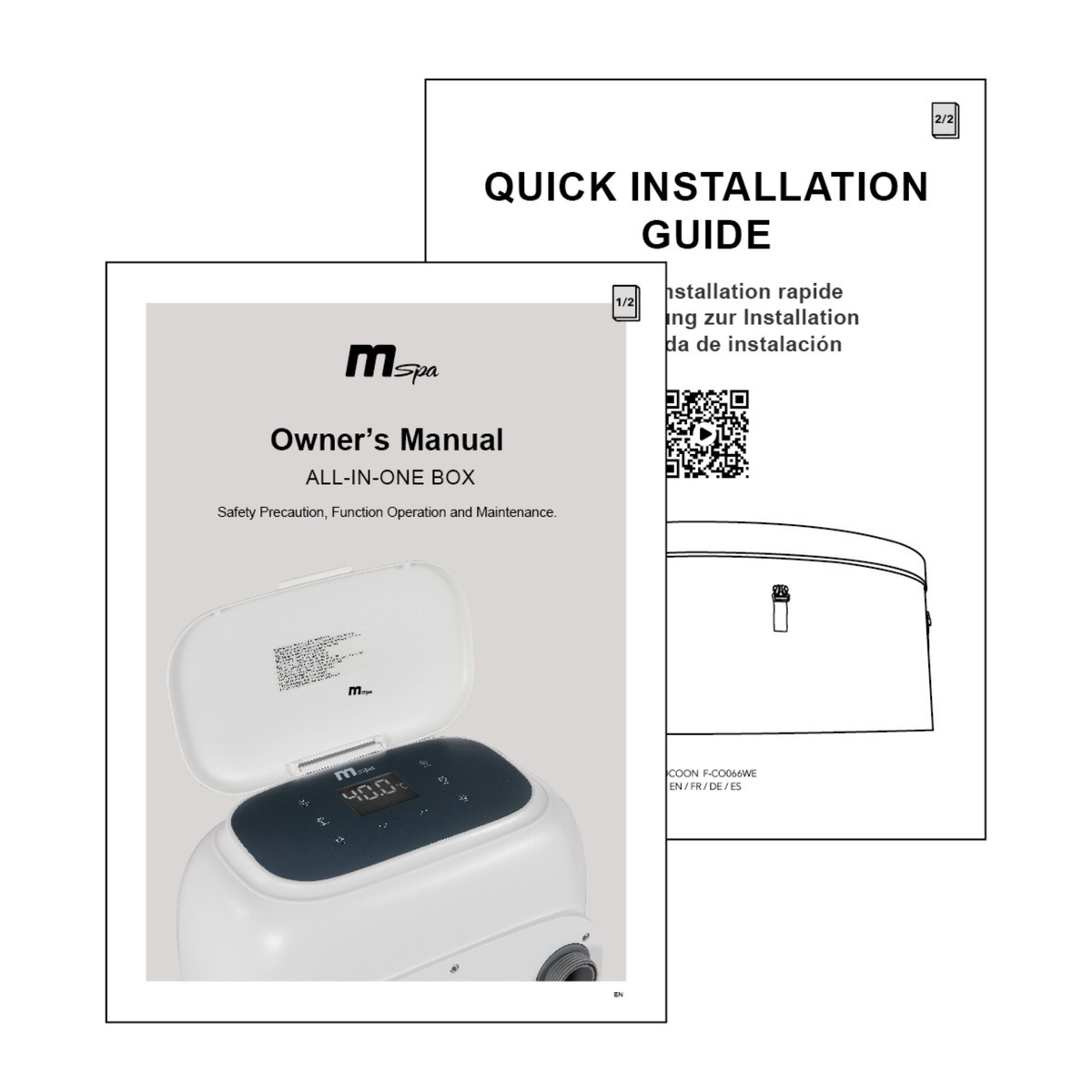 MSpa Cocoon-ECO Verto Series Rigid Foam Hot Tub – 6 Person, 224 Gallon, 138 Air Jets, UVC and App Control (F-CO063WE)