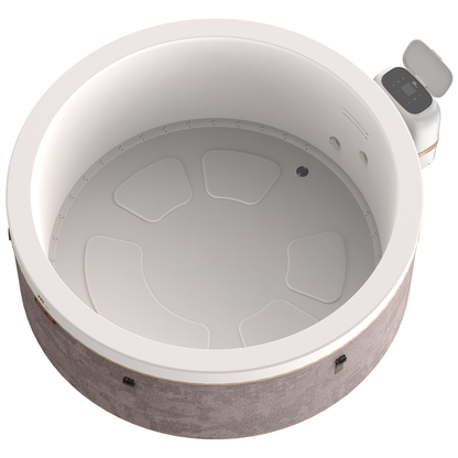 MSpa Cocoon-ECO Verto Series Rigid Foam Hot Tub – 6 Person, 224 Gallon, 138 Air Jets, UVC and App Control (F-CO063WE)