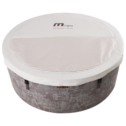 MSpa Cocoon-ECO Verto Series Rigid Foam Hot Tub – 6 Person, 224 Gallon, 138 Air Jets, UVC and App Control (F-CO063WE)
