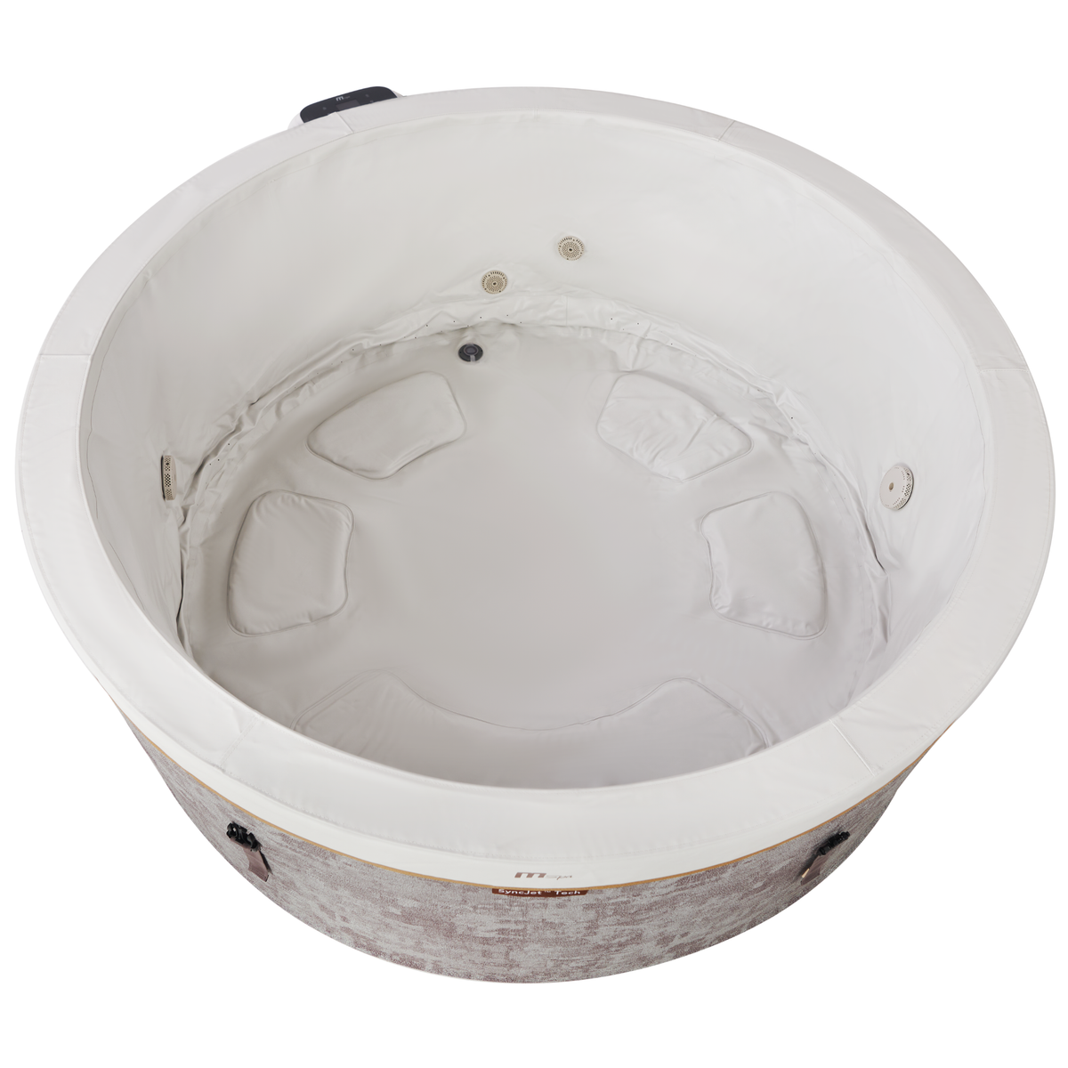 MSpa Cocoon-ECO Verto Series Rigid Foam Hot Tub – 6 Person, 224 Gallon, 138 Air Jets, UVC and App Control (F-CO063WE)