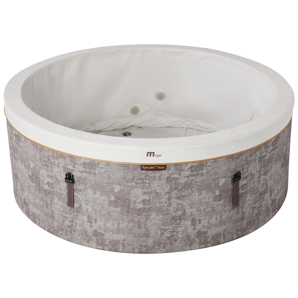 MSpa Cocoon-ECO Verto Series Rigid Foam Hot Tub – 6 Person, 224 Gallon, 138 Air Jets, UVC and App Control (F-CO063WE)
