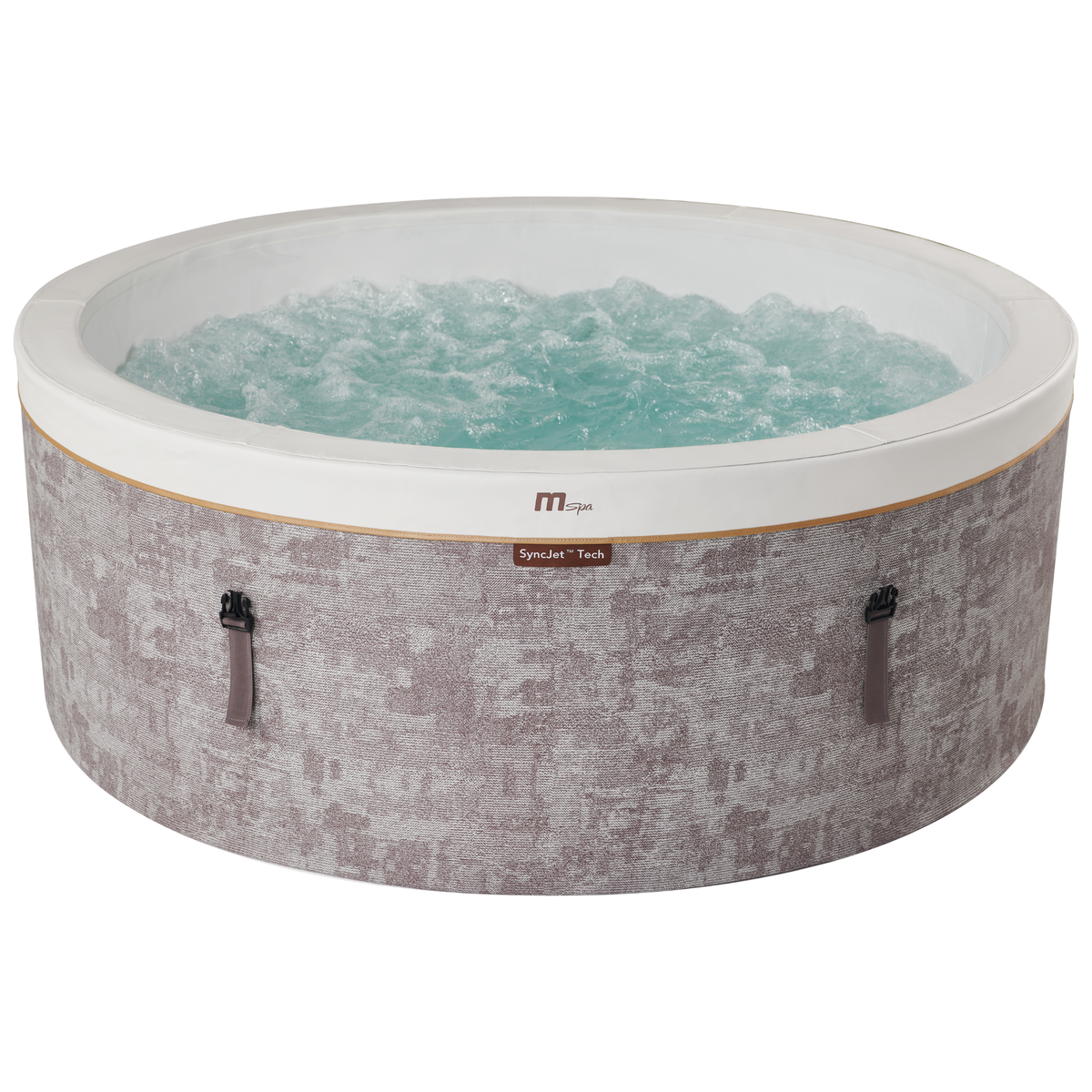 MSpa Cocoon-ECO Verto Series Rigid Foam Hot Tub – 6 Person, 224 Gallon, 138 Air Jets, UVC and App Control (F-CO063WE)