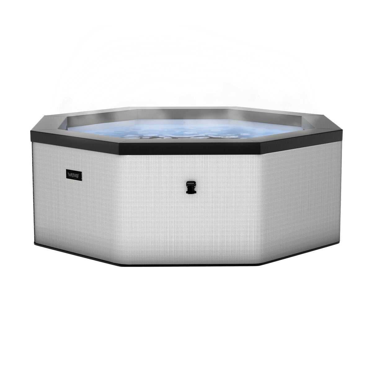 Wave Como 6-Person Octagonal Eco Foam Hot Tub with Built-In Heater, 90 Bubble Jets and Wi-Fi App Control