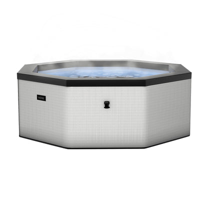 Wave Como 6-Person Octagonal Eco Foam Hot Tub with Built-In Heater, 90 Bubble Jets and Wi-Fi App Control