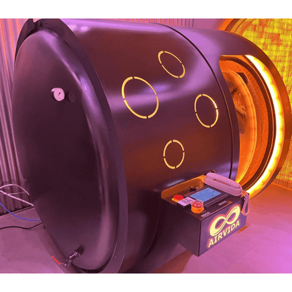 Airvida Phoenix Multiplace Hyperbaric Chamber — Hard Shell, 2.0 ATA, BIBS, Expandable to 6