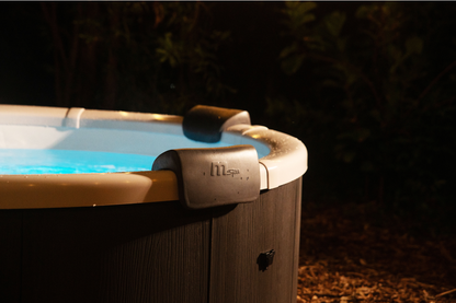 MSpa Denver Frame Series Rigid Hot Tub – 6 Person, 256 Gallon, 130 Air Jets Plus Hydro Jets, OLED Touchscreen and LED Lighting (F-DE066W)