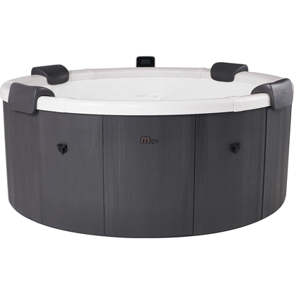 MSpa Denver Frame Series Rigid Hot Tub – 6 Person, 256 Gallon, 130 Air Jets Plus Hydro Jets, OLED Touchscreen and LED Lighting (F-DE066W)