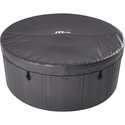 MSpa Denver Frame Series Rigid Hot Tub – 6 Person, 256 Gallon, 130 Air Jets Plus Hydro Jets, OLED Touchscreen and LED Lighting (F-DE066W)