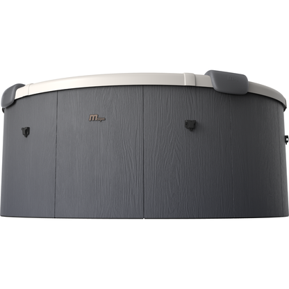 MSpa Denver Frame Series Rigid Hot Tub – 6 Person, 256 Gallon, 130 Air Jets Plus Hydro Jets, OLED Touchscreen and LED Lighting (F-DE066W)
