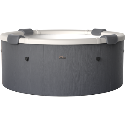 MSpa Denver Frame Series Rigid Hot Tub – 6 Person, 256 Gallon, 130 Air Jets Plus Hydro Jets, OLED Touchscreen and LED Lighting (F-DE066W)
