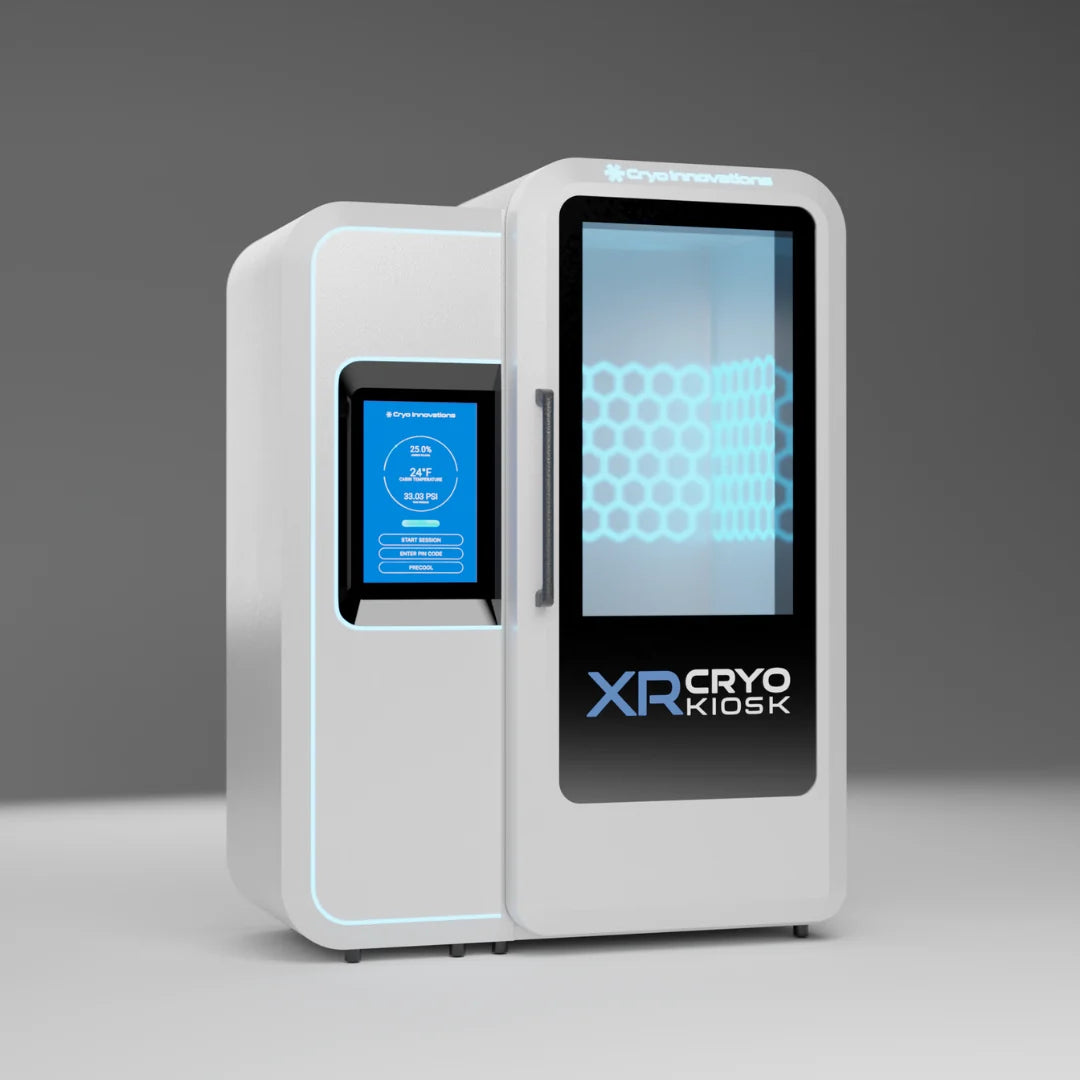Cryo Innovations XR Cryo Kiosk — Autonomous Electric Cryotherapy Chamber, Nitrogen-Free