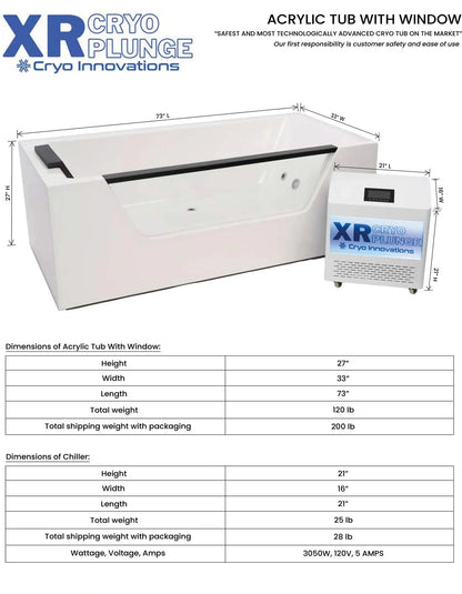 XR Cryo Plunge — Window Edition | Cryo Innovations
