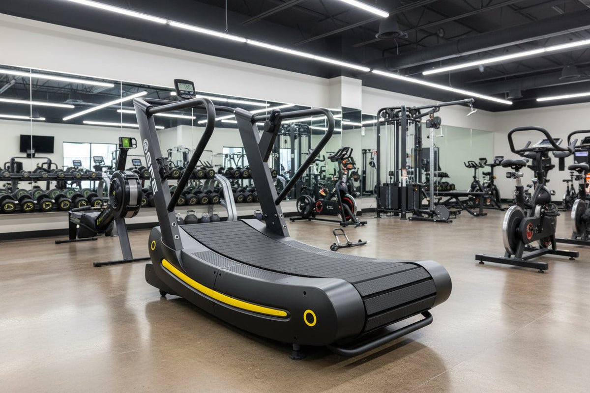 SFE Curved Runner Elite Pro – Self-Powered Curved Treadmill with Sled Push
