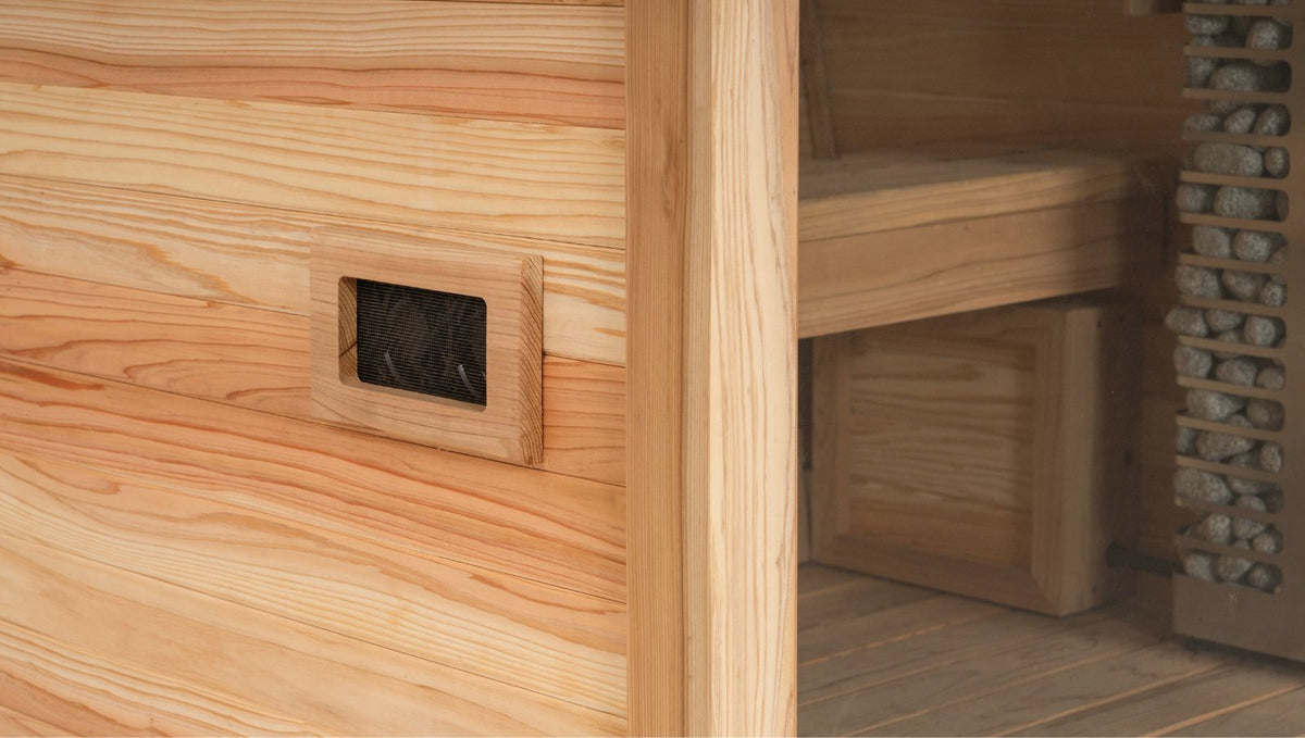 Plunge Sauna Mini — 2-Person Traditional Cedar Sauna
