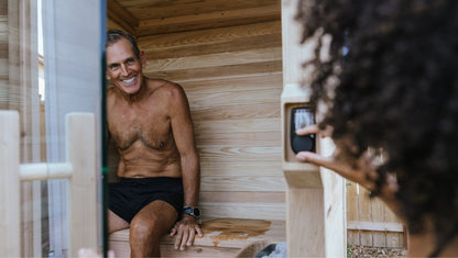 Plunge Sauna Mini — 2-Person Traditional Cedar Sauna