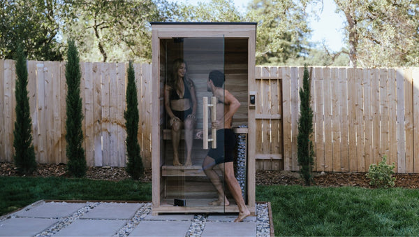 Plunge Sauna Mini — 2-Person Traditional Cedar Sauna
