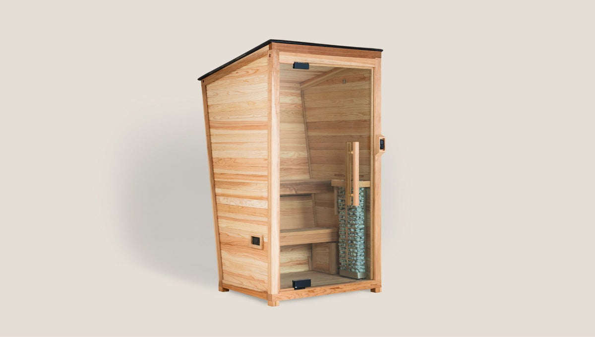 Plunge Sauna Mini — 2-Person Traditional Cedar Sauna