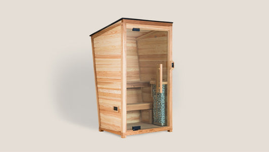 Plunge Sauna Mini — 2-Person Traditional Cedar Sauna
