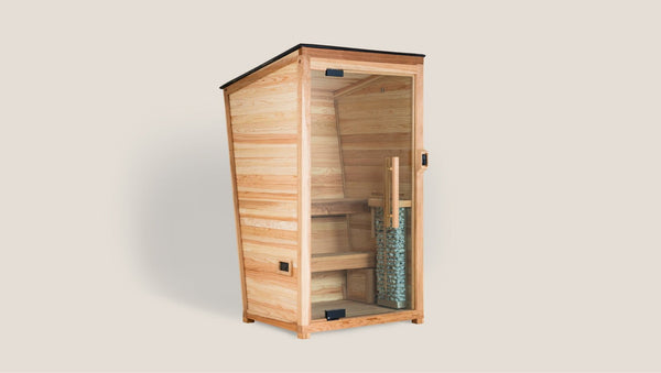 Plunge Sauna Mini — 2-Person Traditional Cedar Sauna