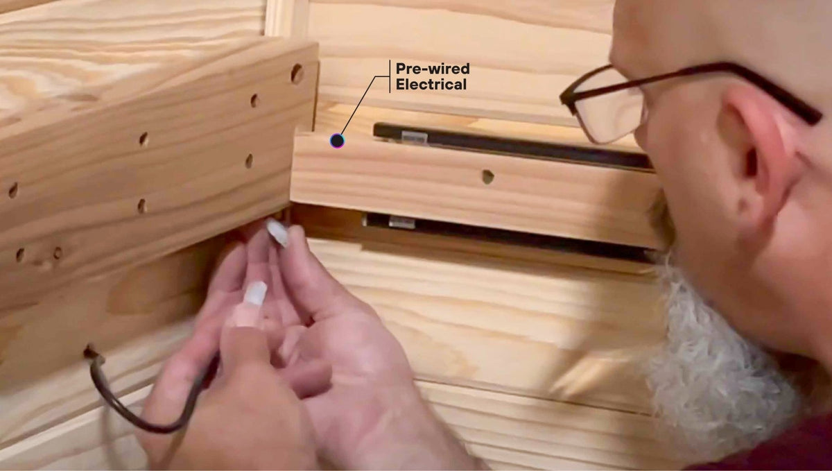 Plunge Sauna Mini — 2-Person Traditional Cedar Sauna