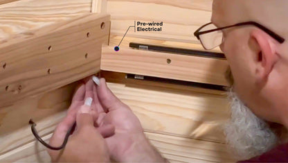 Plunge Sauna Mini — 2-Person Traditional Cedar Sauna