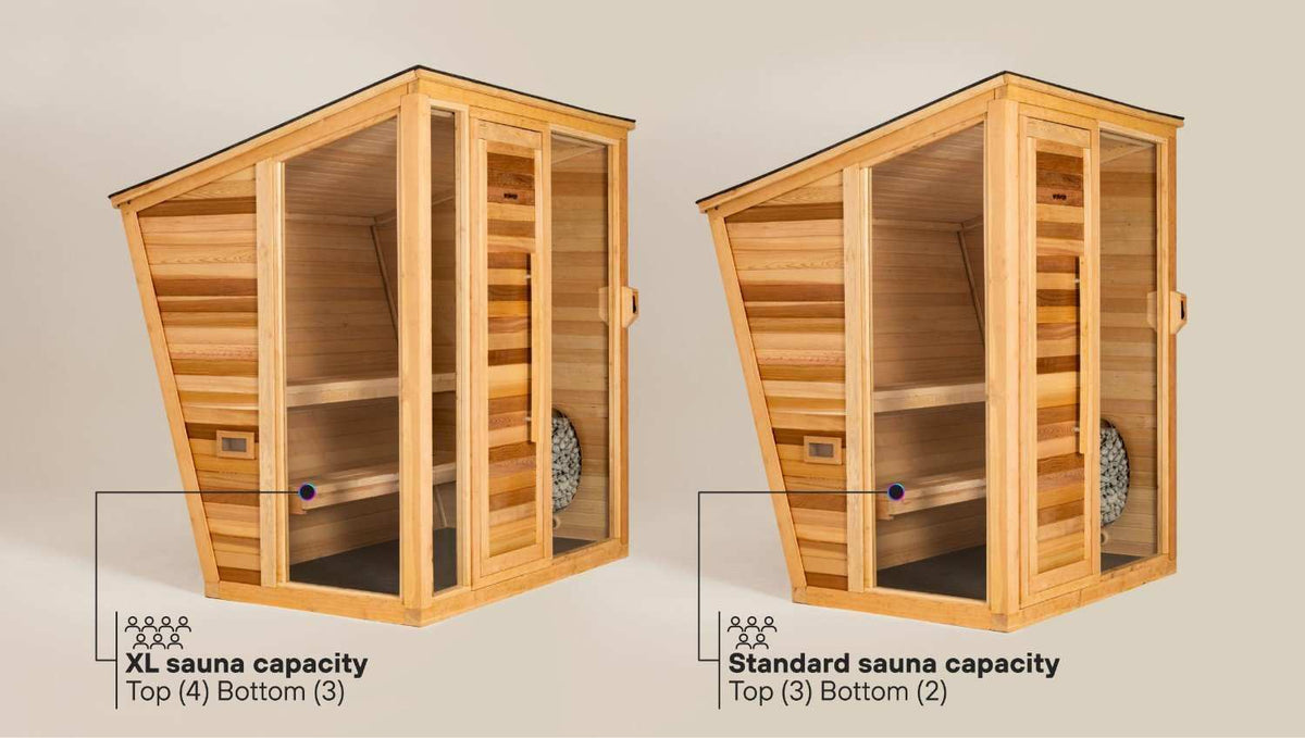 Plunge Sauna — 4-5 Person Traditional Cedar Sauna