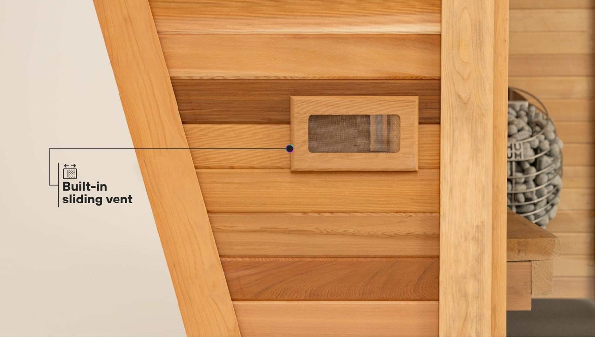 Plunge Sauna — 4-5 Person Traditional Cedar Sauna