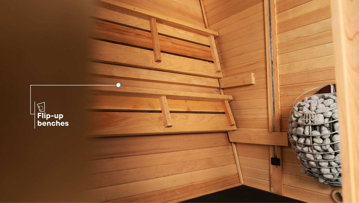 Plunge Sauna — 4-5 Person Traditional Cedar Sauna