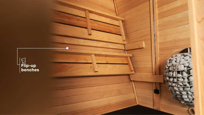 Plunge Sauna — 4-5 Person Traditional Cedar Sauna