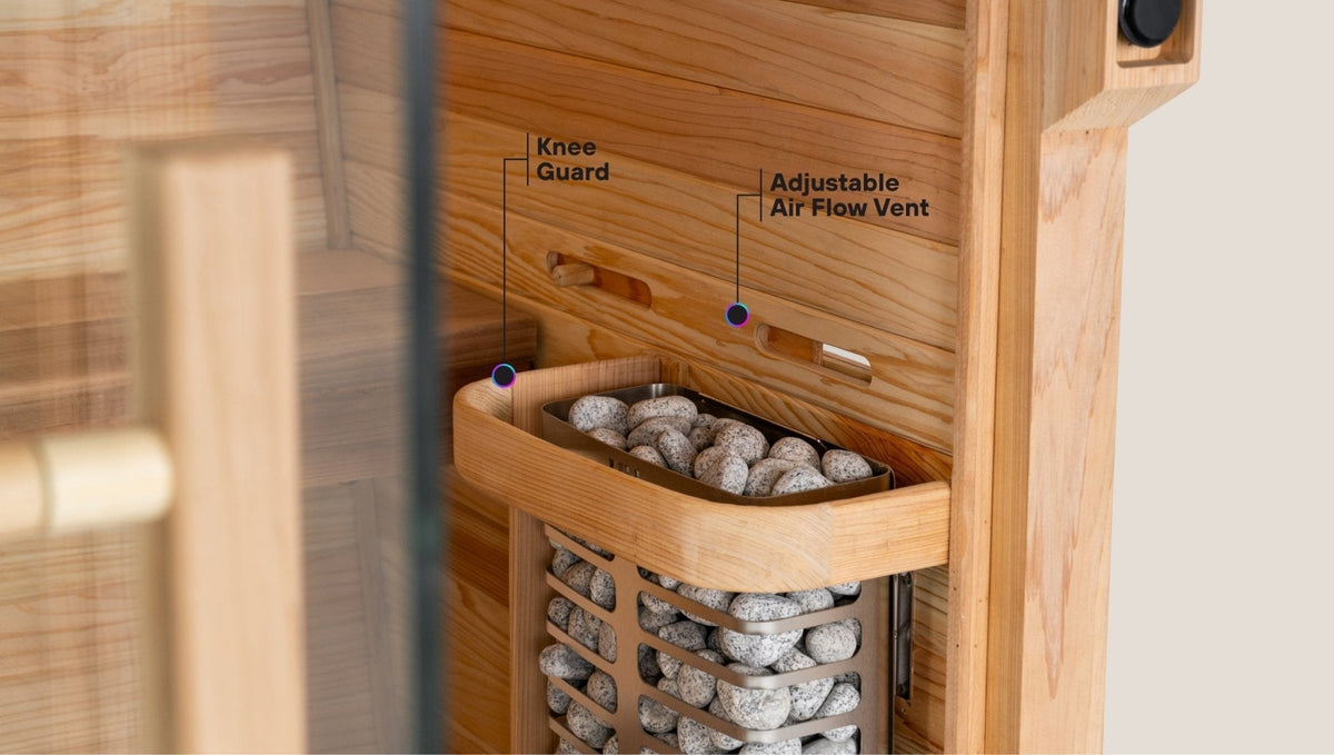 Plunge Sauna Mini — 2-Person Traditional Cedar Sauna