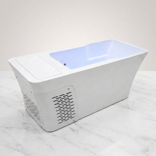 Hot Cold Plunge Tub Built for Recovery Therapy, 61 Gallon Capacity, Advanced Cooling Technology, 77 Inch Length — Studio Shot