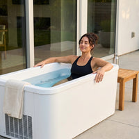 Hot Cold Plunge Tub Built for Recovery Therapy, 61 Gallon Capacity, Advanced Cooling Technology, 77 Inch Length — Lifestyle