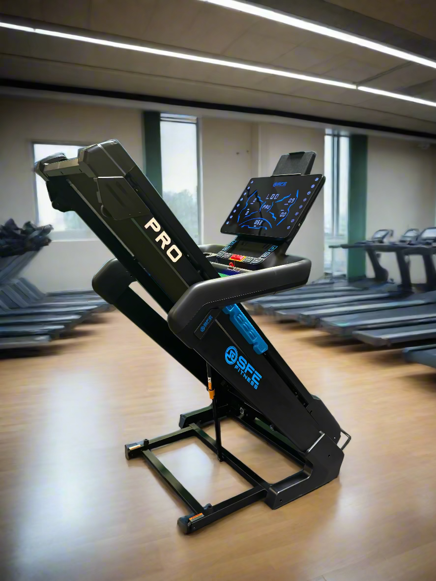 SFE Treadmill Pro – Folding Running Treadmill, 15% Incline, 300 lb Capacity