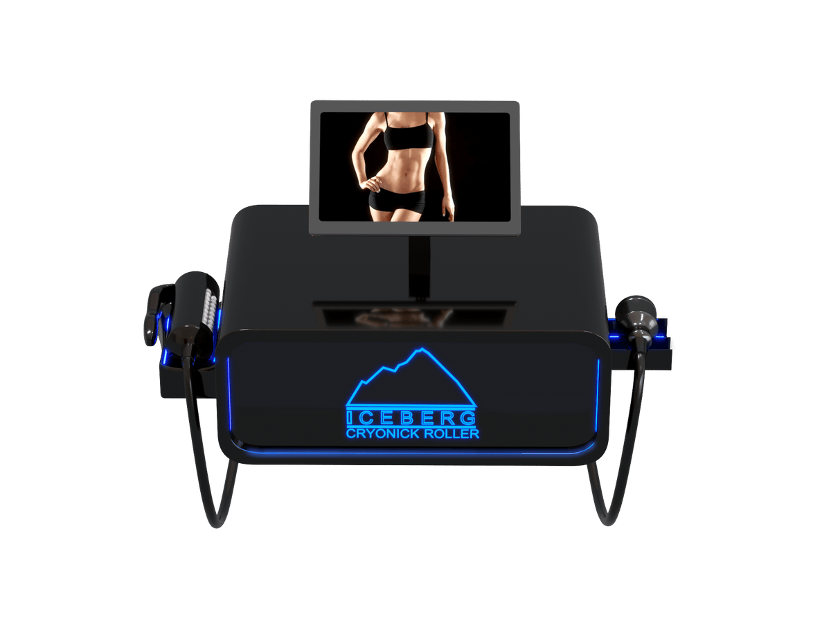 Iceberg Cryonick Roller — Professional Cryo-Thermal System with Thermal and Roller Handpieces