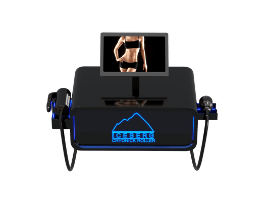 Iceberg Cryonick Roller — Professional Cryo-Thermal System with Thermal and Roller Handpieces