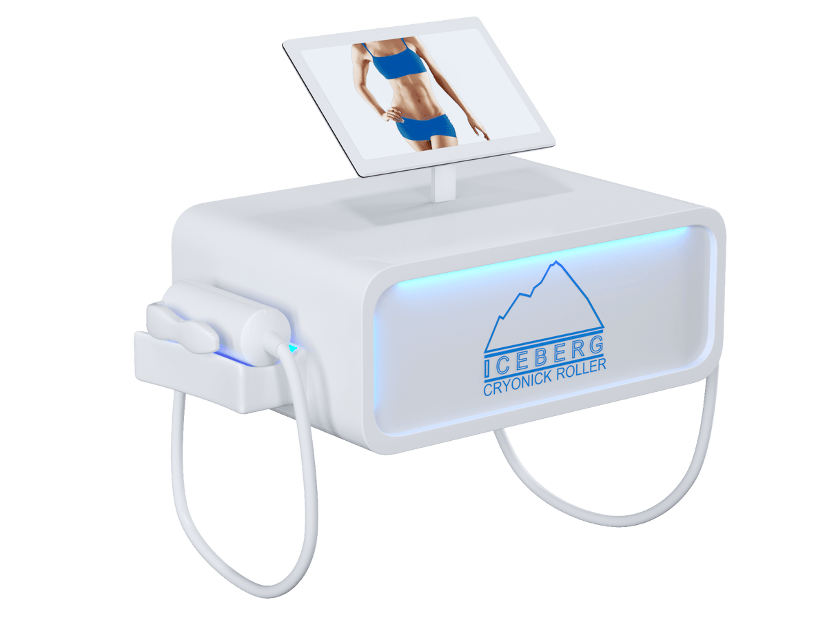 Iceberg Cryonick Roller — Professional Cryo-Thermal System with Thermal and Roller Handpieces