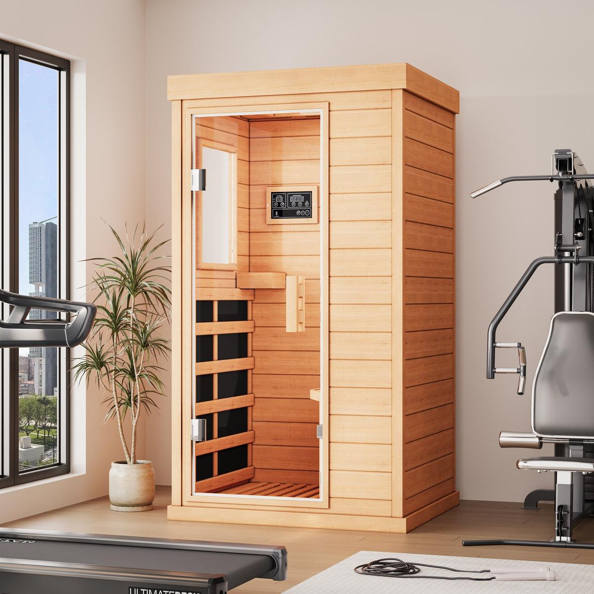 Infrared & Steam Sauna (Varied Sizes & Shapes)