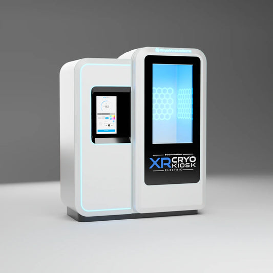 Cryo Innovations XR Cryo Kiosk — Autonomous Electric Cryotherapy Chamber, Nitrogen-Free