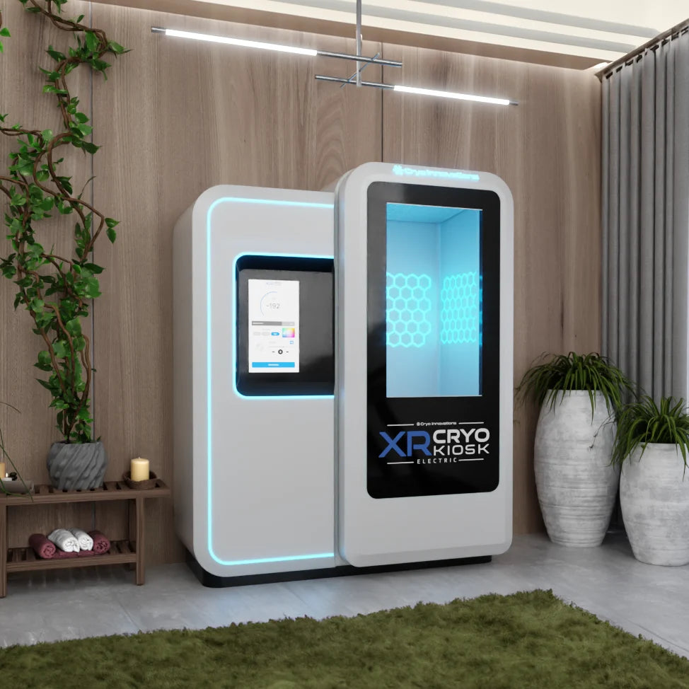 Cryo Innovations XR Cryo Kiosk — Autonomous Electric Cryotherapy Chamber, Nitrogen-Free