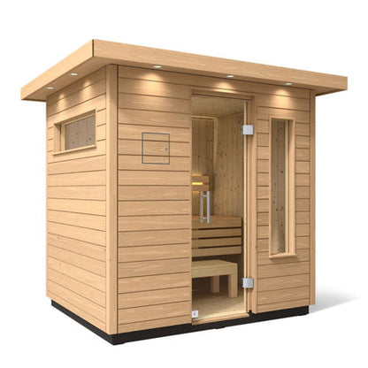 KOHLER C2 Traditional Outdoor Sauna, Douglas Fir — 3, 5 or 6 Person