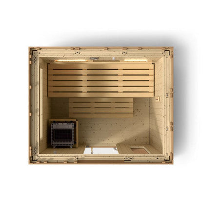 KOHLER C2 Traditional Outdoor Sauna, Douglas Fir — 3, 5 or 6 Person