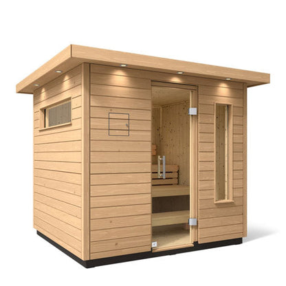 KOHLER C2 Traditional Outdoor Sauna, Douglas Fir — 3, 5 or 6 Person