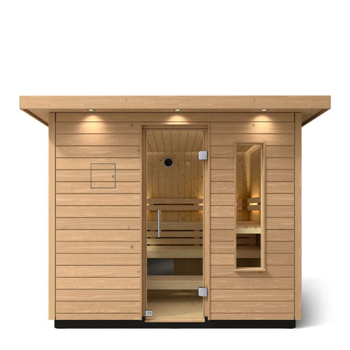 KOHLER C2 Traditional Outdoor Sauna, Douglas Fir — 3, 5 or 6 Person