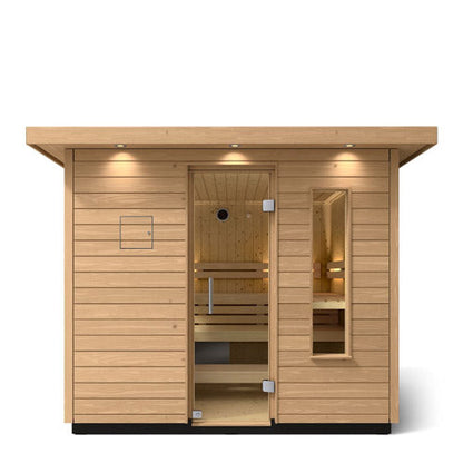 KOHLER C2 Traditional Outdoor Sauna, Douglas Fir — 3, 5 or 6 Person
