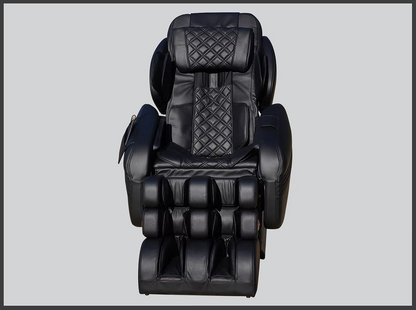 Luraco Model 3 Hybrid SL Massage Chair, Made in USA, with 3D Rollers, Split L-Track, 100 Air Cells, Full-Body Stretch, and Full Leather