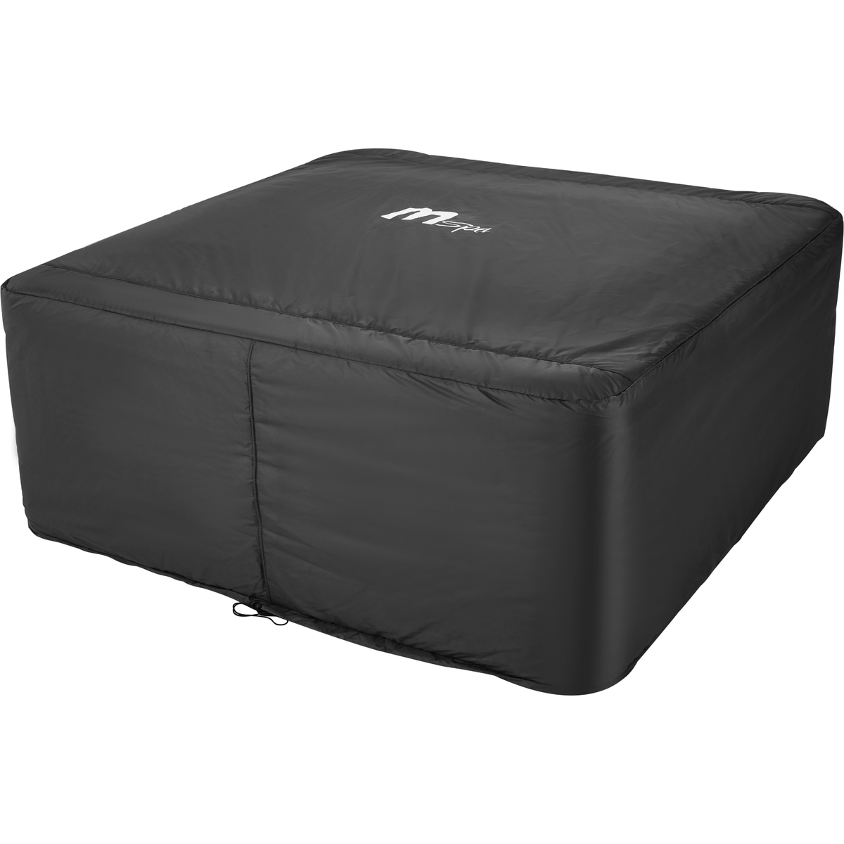 MSpa Oslo Frame Series Square Rigid Hot Tub – 6 Person, 304 Gallon, 140 Air Jets Plus Hydro Jets, UVC and Ozone (F-OS063W)